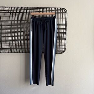 G/FORE Blue Joggers with White and Blue Side Stripes